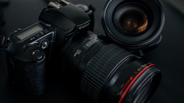 photo of a camera